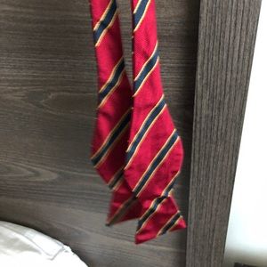 Brooks Brothers red and blue bow tie, adjustable.